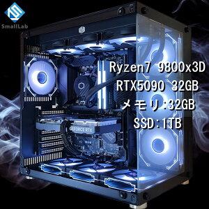 X[{ AMD Ryzen7 9800x3D ^ RTX5090 32GB KX2ATX Q[~OPC SSD M.2 NVME 1TB  DDR5 5600MHz 32GB ȈՐ 360mm ubN 