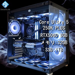 �X���[�����{ Intel Core Ultra 5 250K PLUS �^ RTX5060 8GB �K���X2��ATX �Q�[�~���OPC Windows11 Home SSD M.2 NVME 1TB ������ DDR5 4800MHz 32GB �ȈՐ��� 360mm �u���b�N ��