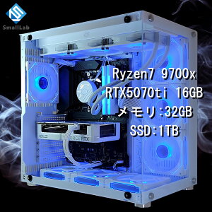X[{ AMD Ryzen7 9700x ^ RTX5070ti 16GB KX2ATX Q[~OPC SSD M.2 NVME 1TB  DDR5 5600MHz 32GB ȈՐ 360mm zCg 