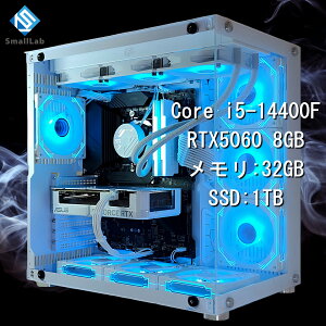 X[{ Intel Core i5-14400F ^ RTX5060 8GB KX2ATX Q[~OPC SSD M.2 NVME 1TB  DDR5 5600MHz 32GB ȈՐ 360mm zCg 