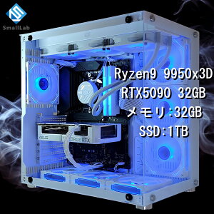 X[{ AMD Ryzen9 9950x3D ^ RTX5090 32GB KX2ATX Q[~OPC SSD M.2 NVME 1TB  DDR5 5600MHz 32GB ȈՐ 360mm zCg 