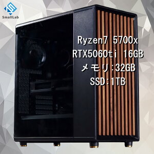 X[{ AMD Ryzen7 5700x ^ RTX5060ti 16GB EbhfUC Q[~OPC SSD M.2 NVME 1TB  DDR4 3200MHz 32GB ȈՐ 240mm ubN 