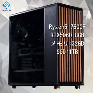 �X���[�����{ AMD Ryzen5 7500F �^ RTX5060 8GB �R�X�p�ŋ� �Q�[�~���OPC Windows11 Home SSD M.2 NVME 1TB ������ DDR5 4800MHz 32GB ����LAN�@�\ WiFi6E Bluetooth5.3