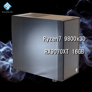 �X���[�����{ AMD Ryzen7 9800x3D �^ RX9070XT 16GB �R�X�p�ŋ� �Q�[�~���OPC Windows11 Home SSD�E������ �I���� ����LAN�@�\ WiFi6E Bluetooth5.3