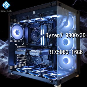 �X���[�����{ AMD Ryzen7 9800x3D �^ RTX5080 16GB �K���X2��ATX �Q�[�~���OPC Windows11 Home SSD�E������ �I���� �ȈՐ��� 360mm �u���b�N ��