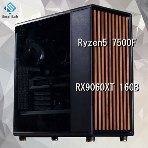 �X���[�����{ AMD Ryzen5 7500F �^ RX9060XT 16GB �E�b�h�f�U�C�� �Q�[�~���OPC Windows11 Home SSD�E������ �I���� �ȈՐ��� 240mm �u���b�N ��