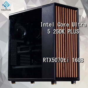 �X���[�����{ Intel Core Ultra 5 250K PLUS �^ RTX5070ti 16GB �E�b�h�f�U�C�� �Q�[�~���OPC Windows 11 SSD�E������ �I���� �ȈՐ��� 240mm �u���b�N ��