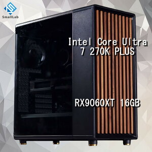 �X���[�����{ Intel Core Ultra 7 270K PLUS �^ RX9060XT 16GB �E�b�h�f�U�C�� �Q�[�~���OPC Windows11 Home SSD�E������ �I���� �ȈՐ��� 240mm �u���b�N ��