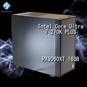 �X���[�����{ Intel Core Ultra 7 270K PLUS �^ RX9060XT 16GB �R�X�p�ŋ� �Q�[�~���OPC Windows11 Home SSD�E������ �I���� ����LAN�@�\ WiFi6E Bluetooth5.3