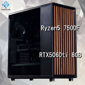 �X���[�����{ AMD Ryzen5 7500F �^ RTX5060ti 8GB �E�b�h�f�U�C�� �Q�[�~���OPC Windows11 Home SSD�E������ �I���� �ȈՐ��� 240mm �u���b�N ��