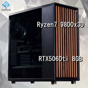 �X���[�����{ AMD Ryzen7 9800x3D �^ RTX5060ti 8GB �E�b�h�f�U�C�� �Q�[�~���OPC Windows11 Home SSD�E������ �I���� �ȈՐ��� 240mm �u���b�N ��