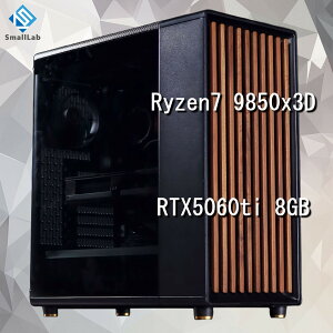 �X���[�����{ AMD Ryzen7 9850x3D �^ RTX5060ti 8GB �E�b�h�f�U�C�� �Q�[�~���OPC Windows 11 SSD�E������ �I���� �ȈՐ��� 240mm �u���b�N ��