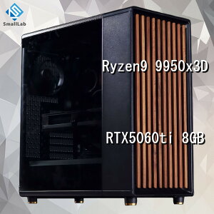�X���[�����{ AMD Ryzen9 9950x3D �^ RTX5060ti 8GB �E�b�h�f�U�C�� �Q�[�~���OPC Windows11 Home SSD�E������ �I���� �ȈՐ��� 240mm �u���b�N ��