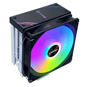 yX[{zCPUN[[TCht[N[[ LEDF 120mm LGA1851/1700/1200/115X AMD:AM5/AM4\PbgɑΉ 4pin PWM t@  ubN
