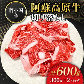 南小国産 阿蘇高原牛 切り落とし 600g 物産館 特産品 南小国町 きよらカァサ 九州 熊本 阿蘇