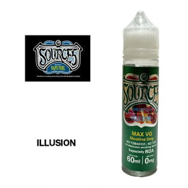 【正規取扱店】 SOURCE5 ソースファイブ No.071 ILLUSION VAPE ベイプ 電子タバコ リキッド LIQUID プレゼント