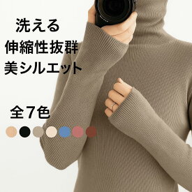 カシミヤタッチ タートルネック レディース やわらかい 暖かい ハイネック セーター インナー ニット 洗える 秋 冬 黒 ブラック ボルドー 白 アイボリー ベージュ ブルー 送料無料