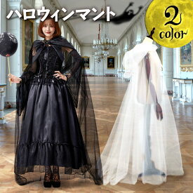 ＼本日店内EVENT／ 送料無料 ハロウィンシンプルメッシュフード付きマント メンズ レディース ハロウィン 仮装 コスプレ コスチューム 衣装 マント ポンチョ 被り物 変装 飾り 装飾 パーティー イベント 魔法使い 魔女 大人用 大人 メール便