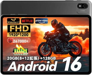 Android 16 �^�u���b�g 10�C���` Wi-Fi���f�� Headwolf WPad6 �AIn-Cell 1920x1200 FHD�AWi