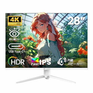 CRUA 4K ���j�^�[ 28�C���` PC���j�^�[ UHD 4K+ (3840×2560) 60Hz �f�B�X�v���C USB Type-C & H