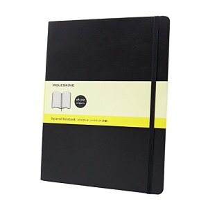 �����X�L��(Moleskine) �m�[�g �N���V�b�N �m�[�g�u�b�N �\�t�g�J�o�[ ���� XL�T�C�Y(��19cm×�c25cm) �u���b�N QP62