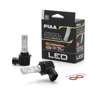 PIAA �w�b�h���C�g/�t�H�O���C�g�p LED 2500K �q�R���g���[���[���X�^�C�v�r 12V 18W 3600lm HB3/4_HIR1/2