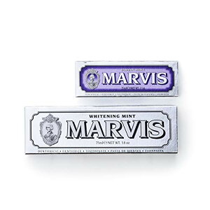 MARVIS(�}�[�r�X) �������� �z���C�g�E�~���g75mL & �W���X�~���E�~���g25mL 2�{�Z�b�g �����p �C�^���A�� �I�[�����P�A