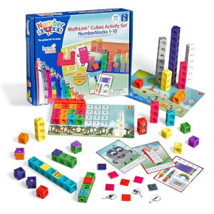 Numberblocks MathLink Cubes �i���o�[�u���b�N�X 1-10 �L���[�u 100���� �A�N�e�B�r�e�B�Z�b�g �Z����������