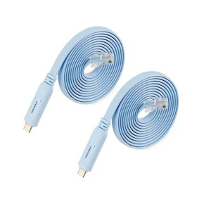 USB-C Console Cable 2pack USB C to RJ45 Console Cable for Cisco Routers/