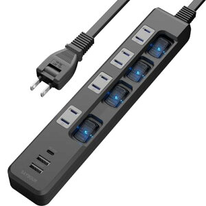 �d���^�b�v �ʃX�C�b�` �����R�[�h USB�R���Z���g �K�i���������s�� Type-C 1�|�[�g USB-A 2�|�[�g ������ 4�� �ق���h�~