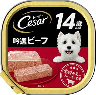 シーザー トレイ 14歳からの シニア犬用 100g×24個 吟選ビーフ 水分補給 ふわふわローフタイプ 総合栄養…