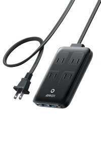 Anker Charging Station (8-in-1 20W) USB�^�b�v �d���^�b�v AC������ 4�� USB-C 2�|�[�g USB