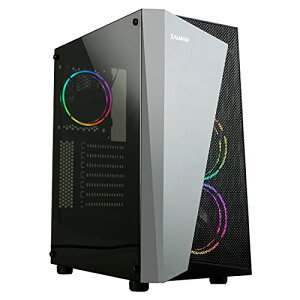 ZALMAN S4 Plus �~�h���^���[PC�P�[�X RGB�t�@�� 3��� CS7798