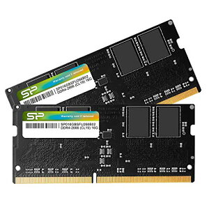 �V���R���p���[ �m�[�gPC�p������ DDR4-2666(PC4-21300) 16GB×2�� 260Pin 1.2V CL19 Mac�Ή� SP