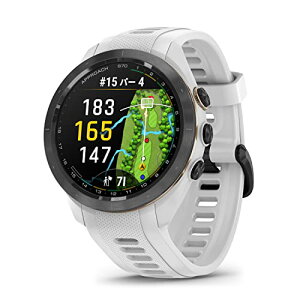 �K�[�~��(GARMIN) Approach S70 42mm White AMOLED(�L�@EL)�f�B�X�v���C���� �S���t�E�H�b�` GPS�}�b�v