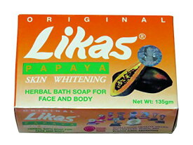 Likas PAPAYA SKIN WHITENING HERBAL SOAP 135g x 3pcs リカス パパイヤ スキンホワイトニング
