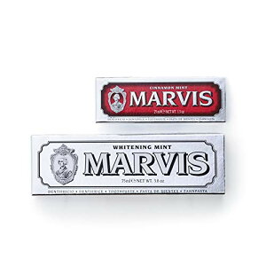 MARVIS(�}�[�r�X) �������� �z���C�g�E�~���g75mL & �V�i�����E�~���g25mL 2�{�Z�b�g �����p �C�^���A�� �I�[�����P�A