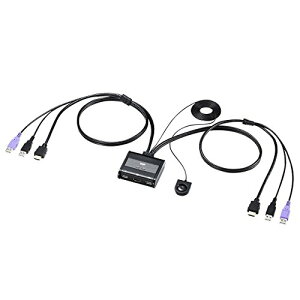 �T�����T�v���C(Sanwa Supply) HDMI�Ή��茳�X�C�b�`�t���p�\�R�������ؑ֊�(2:1) SW-KVM2WHU
