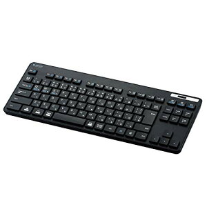 �G���R�� Bluetooth �L�[�{�[�h �R���p�N�g TK-FBM119KBK ���^ �����u������ �R�� �ő�3��}���`�y�A�����O�Ή� �e���L�[