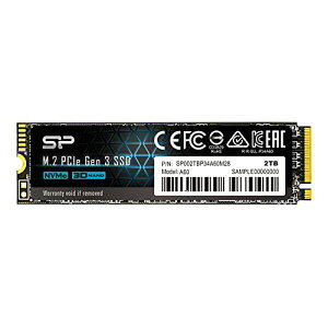 SP Silicon Power �V���R���p���[ SSD 2TB 3D NAND M.2 2280 PCIe3.0×4 NVMe1.3 P34A