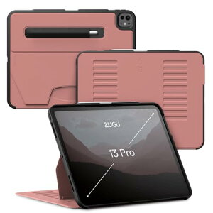 ZUGU CASE iPad Pro 13 �C���` M4 / M5 (2024 / 2025)�Ƃ̌݊������� �P�[�X �ɔ� �����Ռ��ی� 10�i
