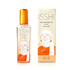 ISSHI �C�b�V �U �w�A�L�[�v�I�C�� ���V���b�g ���C�X�g���C�g 70mL �w�A�I�C�� �M�Ńw�A�X�^�C���L�[�v �y�₩�����Ƃ� �Z�����d��