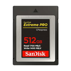 �y �T���f�B�X�N ���K�i �z CFexpress Type B 512GB �ő�ǎ�葬�x 1700MB/�b SanDisk Extreme P