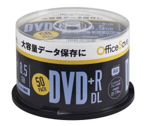 �I�t�B�X�Z�[�u(OfficeSAVE) OfficeSAVE 1��L�^�p DVD+R DL 8.5GB 50�� �z���C�g�v�����^�u�� �Ж�2�w