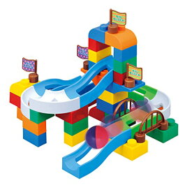 ローヤル コロコロできるおおきなブロックL ( ブロック遊び / コロコロ遊び ) 知育玩具 大きなパーツ ボールコースター おもちゃ ブロック