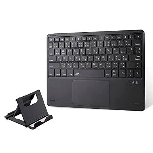 Ewin �L�[�{�[�h bluetooth ���C�����X iPad/iPhone�p JIS���{��z�� �X�^���h�t�� �^�b�`�p�b�h���� ���b�N�\ 2