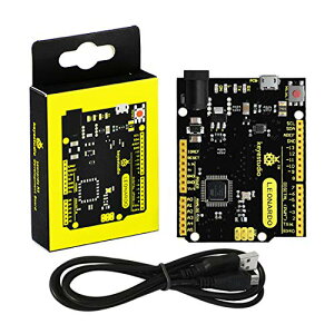KEYESTUDIO 5V Leonardo R3�J���{�[�h+ USB�P�[�u�� for Arduino�ƌ݊�
