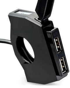 �f�C�g�i(Daytona) �o�C�N�p USB�d�� USB-A 24W iPhone/Android�Ή� �u���[�L�X�C�b�`�ڑ� ���C���L�[�A�� ��