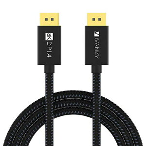 iVANKY 8K DP�P�[�u�� Displayport �P�[�u�� 1.4�yVESA�F�؁z3M �f�B�X�v���C�|�[�g �P�[�u �� �Q�[�~���O ���j