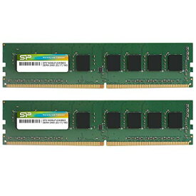 シリコンパワー デスクトップPC用メモリ DDR4-2400(PC4-19200) 16GB×2枚 288Pin 1.2V CL17 SP032